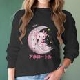 Space Axolotl Kawaii Pastel Goth Anime Comic Girl N V2 Men Women T-Shirt Graphic Print Casual Unisex Tee Women Long Sleeve Tshirt