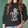 Squarepants Gary Crazy Cat Lady Graphic Women Long Sleeve Tshirt