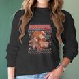 Squirrel Girl Ugly Christmas Graphic Women Long Sleeve Tshirt