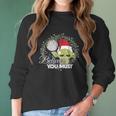 Star Wars Yoda Santa Believe You Must Christmas Reef Women Long Sleeve Tshirt