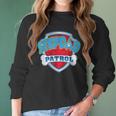 Stepdad Patrol -Dog Mom Dad Funny Gift Birthday Party Women Long Sleeve Tshirt