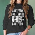 Swimmer Butterfly Butterdie Funny Sports Swimmings Women Long Sleeve Tshirt