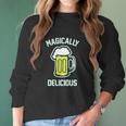 Tipsy Elves Funny Beer Drinking St Patricks Graphic Women Long Sleeve Tshirt