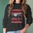 Ugly Christmas Honey Badger Women Long Sleeve Tshirt