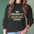 University Of Idaho Grandma Great Gift For Grandparents Women Long Sleeve Tshirt