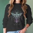 Vaporwave Japanese Dragonfly Pagan Occult Pastel Goth Women Long Sleeve Tshirt