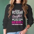 Vietnam Veteran Daughter Cute Gift Raised By My Hero Graphic Design Printed Casual Daily Basic Women Long Sleeve Tshirt