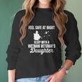 Vietnam War Veteran Daughter Safe Military Soldier Vet Graphic Design Printed Casual Daily Basic Women Long Sleeve Tshirt