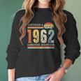 Vintage 1962 Made In 1962 60Th Birthday 60 Years Old Women Long Sleeve Tshirt