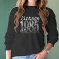 Womens Vintage 1985 Tee - 36 Years Old 1985 36Th Birthday Gift V-Neck Women Long Sleeve Tshirt