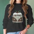 Volkswagen Christmas Pudding Camper Women Long Sleeve Tshirt