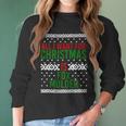 All I Want For Christmas Fox Mulder Fitted ScoopWomen Long Sleeve Tshirt