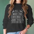 All I Want For Christmas Is Jamie Fraser Women Long Sleeve Tshirt