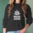 Weed Jesus Christian Marijuana Women Long Sleeve Tshirt