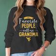 West Virginia Mountaineers My Favorite People Call Me Grandma Women Long Sleeve Tshirt