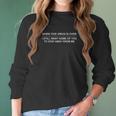 When This Virus Is Over Sarcastic Women Long Sleeve Tshirt