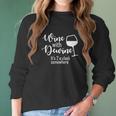 Wine With Dewine Ohio Women Long Sleeve Tshirt