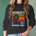 Worlds Dopest Mom Weed Soul Cannabis Vintage Women Long Sleeve Tshirt