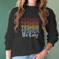 Yeshua Retro Vintage Messianic Jesus Gift Women Long Sleeve Tshirt