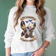 Big Strong Moth Mom Mothra Athletic Gray Women Long Sleeve Tshirt