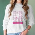 Blu Magnolia Co Girls I Am Going To Be A Big Sister Women Long Sleeve Tshirt