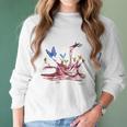 Butterfly Dream By Michael Godard Women Long Sleeve Tshirt