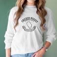 Chicken Nugget Appreciation Society Funny Food Women Long Sleeve Tshirt