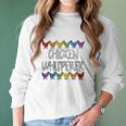 Chicken Whisperer Farrmer Women Long Sleeve Tshirt