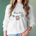 Costa Rica Pura Vida Sloth Palm Tree Women Long Sleeve Tshirt