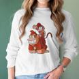 Donkey And Diddy Kong Piggy Back Ride Cute Women Long Sleeve Tshirt