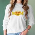 Emoji Mothers Day For Women Mom Heart Eyes Emoji Love Women Long Sleeve Tshirt