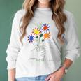 Flowers Bouquet Artwork Women Long Sleeve Tshirt