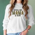 Glitter And Dirt Mom Of Both Leopard And Camo Mama Of Both Women Long Sleeve Tshirt