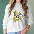 Womens Harry Potter Urban Elegance Hufflepuff Badger Women Long Sleeve Tshirt