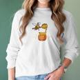 Honey Heartbea Lover Loves Honey Bees Women Long Sleeve Tshirt