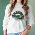 Jameson Irish Whiskey Lips Women Long Sleeve Tshirt