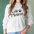 Kiddad Womens Lab Mama Women Long Sleeve Tshirt