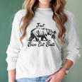 L Bear Eat Beets The Office Funny Heather Grey Men Women Long Sleeve Tshirt