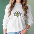 Manchester England Honey Bee Worker Symbol Women Long Sleeve Tshirt