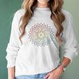 Mandala Geometry Sacred Fractal Art Yoga Mantra Good Vibe Women Long Sleeve Tshirt