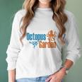 Navy Octopus Garden Womens S Women Long Sleeve Tshirt