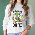 Nintendo Super Mario Yoshi Stars First Coffee Women Long Sleeve Tshirt