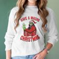 Randy Macho Man Savage Have A Macho Christmas Graphic Women Long Sleeve Tshirt