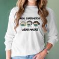 Real Superheros Nurse Doctor Women Long Sleeve Tshirt