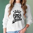 Save The Trash Pandas Funny Raccoon Animal Lover Funny Gift Women Long Sleeve Tshirt