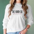 Tae Kwon Do Grandma Women Long Sleeve Tshirt