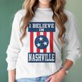 Tornado Nashville Strong I Believe In Tennessee Men Women T-Shirt Graphic Print Casual Unisex Tee Women Long Sleeve Tshirt