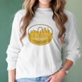 Vintage St Louis Missouri Cityscape Hockey Retro Women Long Sleeve Tshirt