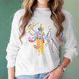 Vishnu Hindu God Hinduism India Indian Graphic Tee Women Long Sleeve Tshirt