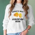 Worlds Best Goldfish Mom Women Long Sleeve Tshirt